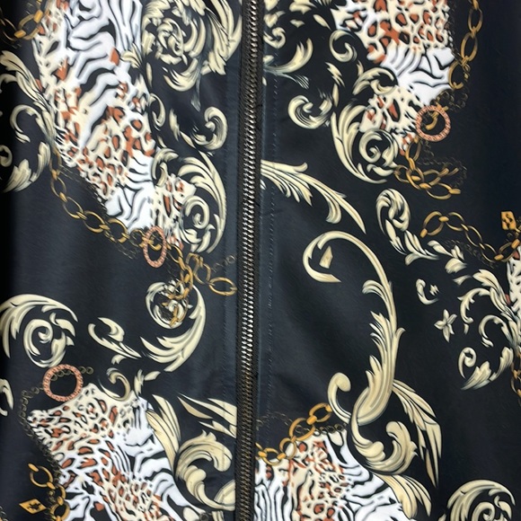 👑 STACY ADAMS track jacket and joggers tracksuit set printed graphic XL 👑 - Picture 2 of 14